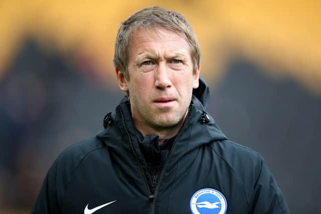 Brighton and Hove Albion manager Graham Potter. Picture: Nick Potts/PA Wire.