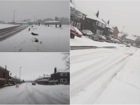 The video by Stuart Moss shows just how deep the snow got in most of Cookridge on Thursday