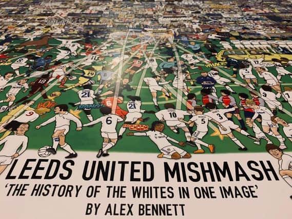 Leeds United mishmash by Alex Bennett.