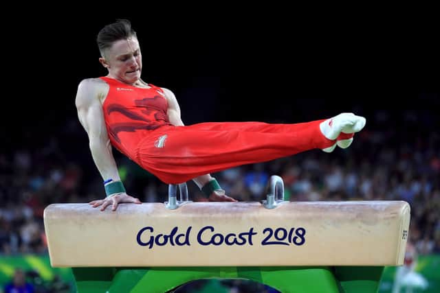 END OF AN ERA:  Nile Wilson competes on the Pommel horse during the men's gymnastics team event final at the  the 2018 Commonwealth Games. Picture: Mike Egerton/PA