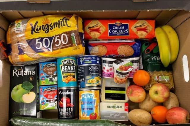 A Leeds City Council hamper.