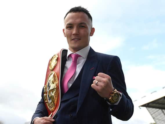 FRUSTRATION: For IBF featherweight champion Josh Warrington. Picture: Getty Images.