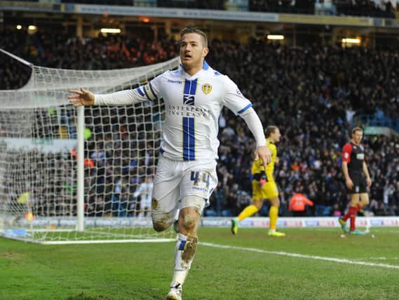 Ross McCormack celebrates scoring against Hudderfield Town in February 2013. PIC: Varley Picture Agency