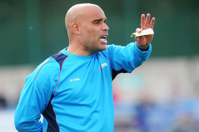 Guiseley joint manager Marcus Bignot.