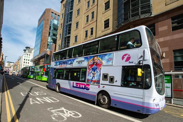 The draft Connecting Leeds Transport Strategy aims to reduce the use of cars by encouraging people to walk, cycle or use public transport wherever possible. Picture: Bruce Rollinson