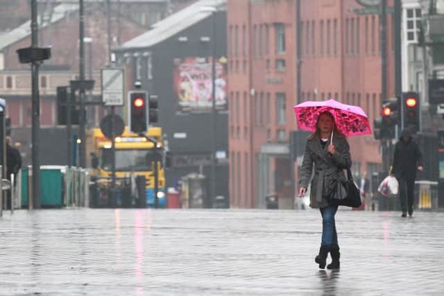 An amber weather warning for rain has been issued in Leeds (Photo: SWNS)