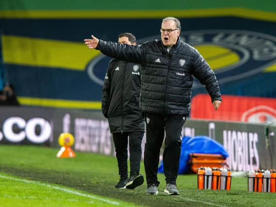 WORRIED MAN - Marcelo Bielsa admits he is concerned by the lack of quality chances being created by his Leeds United side. Pic: Bruce Rollinson