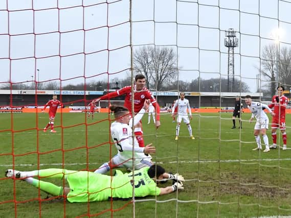 CUP UPSET - Leeds United were beaten in the FA Cup by League Two Crawley Town, who have confirmed a Covid-19 outbreak just before their fourth round tie at Bournemouth. Pic: Getty