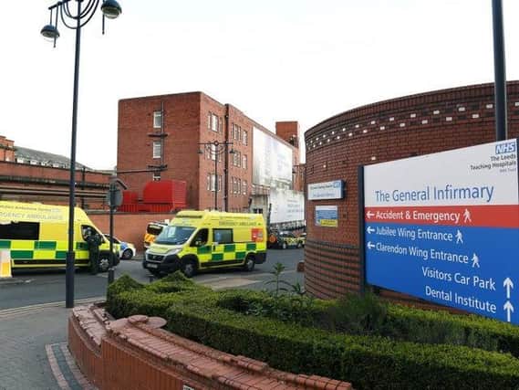 There were no spare adult critical care beds in Leeds hospitals on January 10
