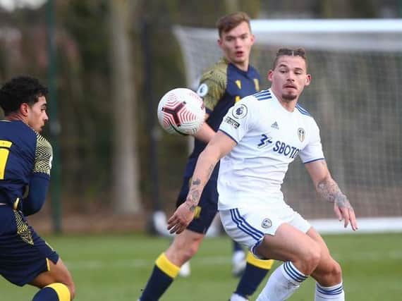 Leeds United's Kalvin Phillips in action against Stoke City. Pic: LUFC