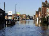 Heavy rain brought flooding to Kirkstall in December 2015