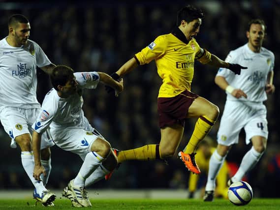 Leeds United in action against Arsenal at Elland Road in 2011. Pic: Getty