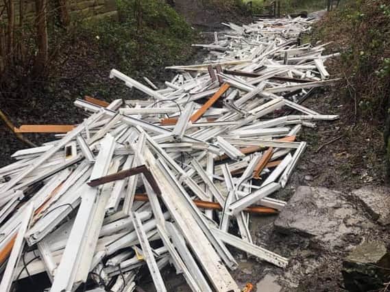 Anger at huge fly-tipping dump on popular Pudsey walking route