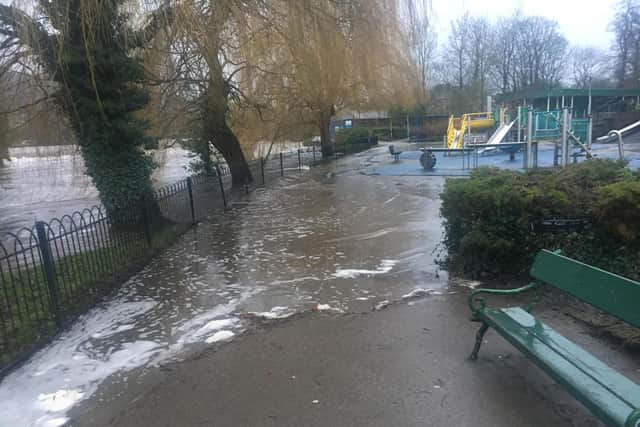 Children's play park, Wharfemeadows Park, Otley (photo: Karen Weir)
