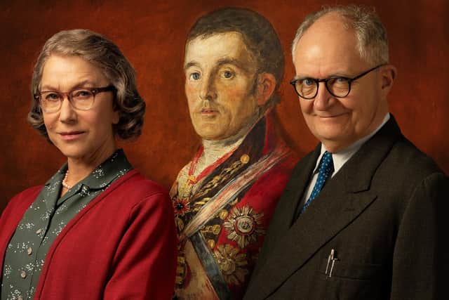 Helen Mirren and Jim Broadbent in The Duke.