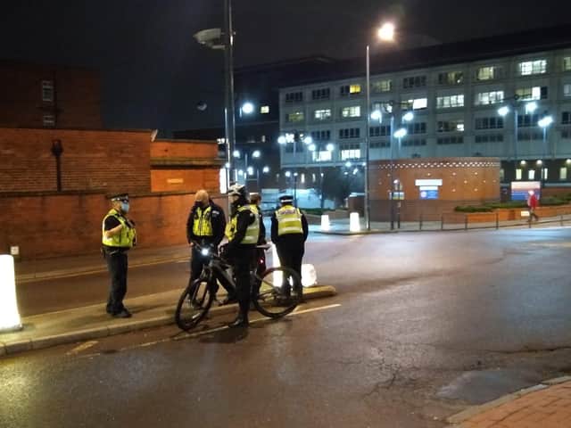 Staff were evacuated from Leeds General Infirmary.