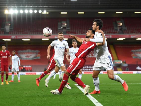 DREAM DEBUT - Leeds United and Pascal Struijk lost their Premier League season opener at Anfield 4-3 but the Whites gave a thrilling account of themselves. Pic: Getty