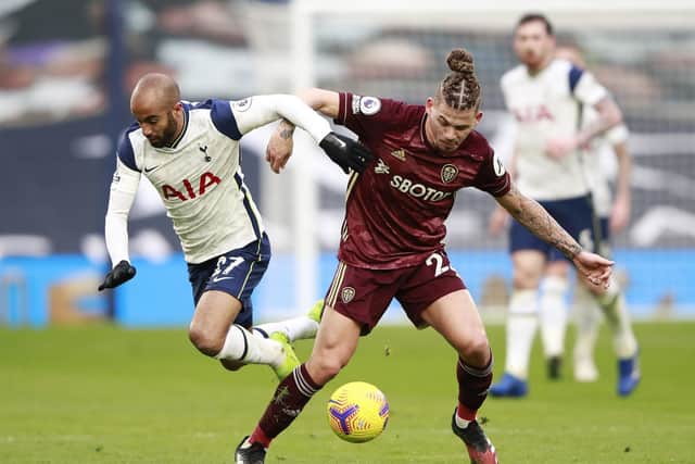 Kalvin Phillips is back from suspension and available for Leeds United's clash at Newcastle United on Tuesday. Picture: Ian Walton/PA Wire.