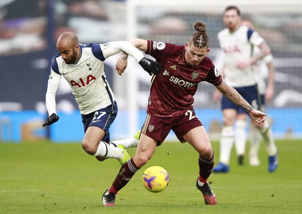 Kalvin Phillips is back from suspension and available for Leeds United's clash at Newcastle United on Tuesday. Picture: Ian Walton/PA Wire.