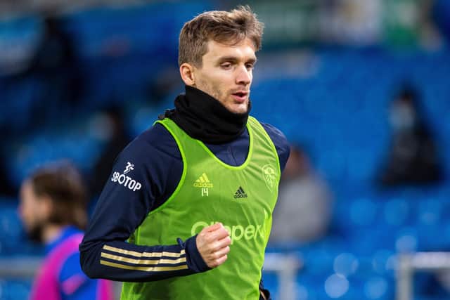 Leeds United's Diego Llorente.
Picture: Bruce Rollinson.