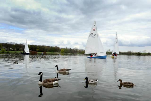 Leeds Sailing and Activity Centre at Yeadon Tarn.