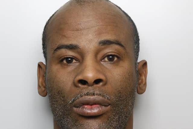 Errol Henry was jailed for 18 months for attacking his housemate with a wine glass.
