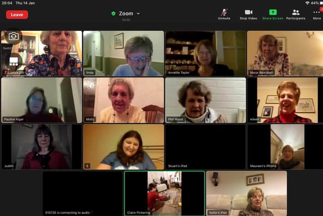Members of Soroptimist International of Wakefield have been using Zoom to discuss projects like toilet twinning overseas.