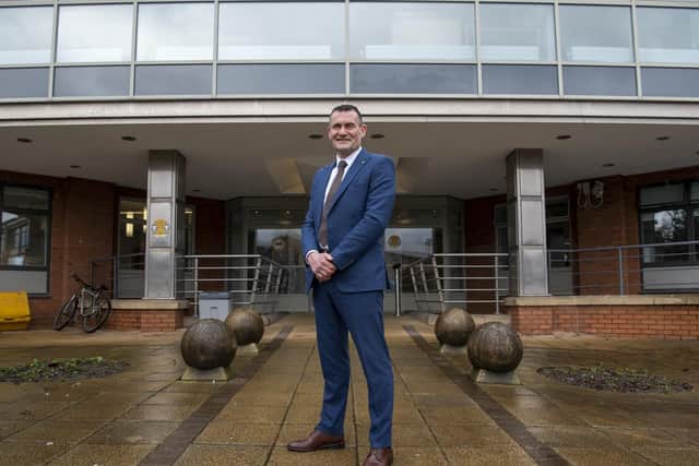 Andrew Foster, principal at the Stephen Longfellow Academy.