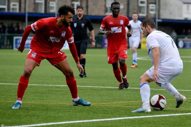STANDING STILL - Chris Dawson is now a Buxton player and for the first time in four years he's fit to play. But Covid-19 has halted his league. Pic: Rachel Atkins