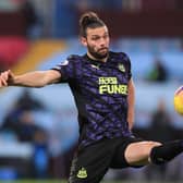 TARGET MAN: Newcastle United boss Steve Bruce has turned to the towering Andy Carroll, above, alongside Callum Wilson in a front two of late. Photo by Mike Egerton - Pool/Getty Images.