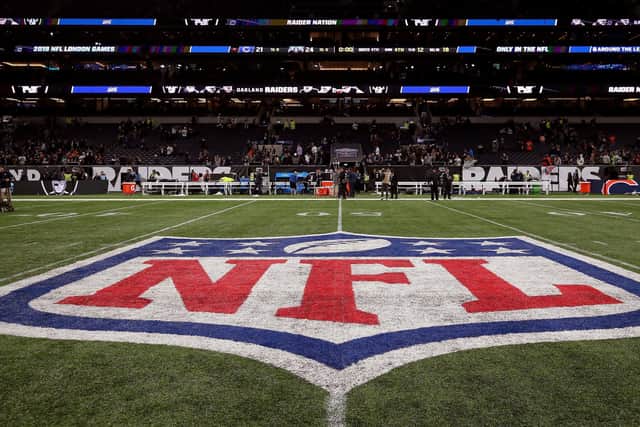 Tottenham Hotspur Stadium in London hasa retractable pitch to host NFL games (Picture: Steven Paston/PA Wire)