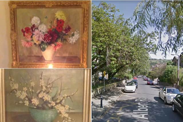 Police have launched an appeal after burglars stole expensive antiques from a home in Saltaire.