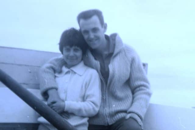 Brian Sugden and his late wife Audrey.