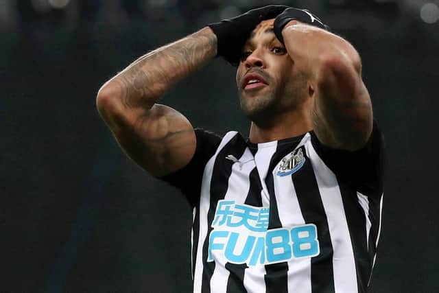 MAIN THREAT: Newcastle United striker Callum Wilson is rated the most likely player to net for the Magpies but is still behind Patrick Bamford in the first scorer market. Photo by Scott Heppell - Pool/Getty Images.