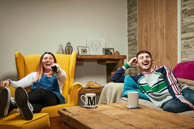 Gogglebox stars Pete and Sophie Sandiford (photo: Channel 4).