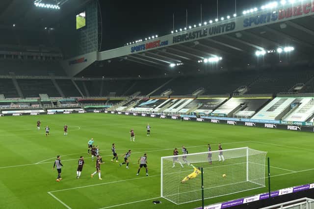 Leeds United in action at Newcastle United. Pic: Getty
