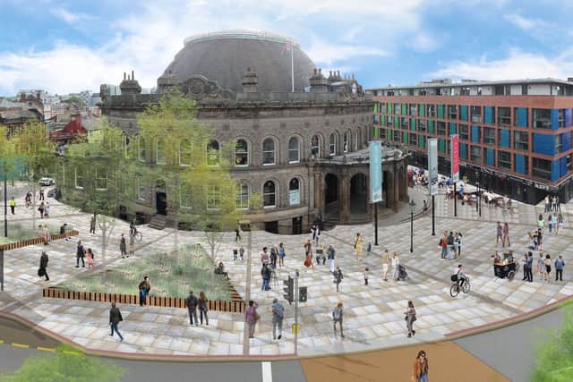 How the Corn Exchange and Call Lane are expected to look.