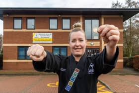 Master Chrissy Foulds, of Aegis Martial Arts Academy's Leeds East branch in Killingbeck. Picture: James Hardisty