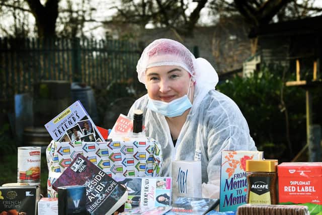An arthritis sufferer who has been shielding for 11 months is creating care packages for NHS staff as a thank you for their tireless work during the pandemic.
Claire Wiggins, 41, from Boston Spa, suffers from a range of health problems - including arthritis and Fibromyalgia - and lives in constant pain.
Picture : Jonathan Gawthorpe