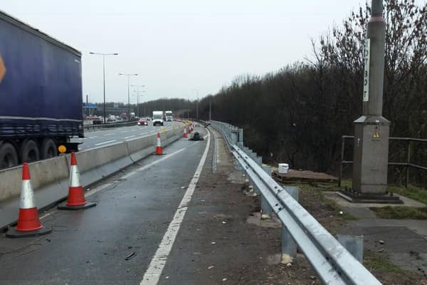 Work complete after months of bridge renovation on M62 near Leeds as lane reopens