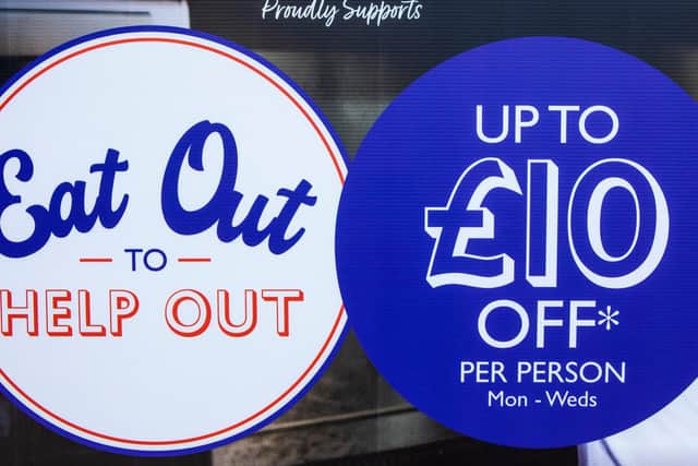 An Eat Out to Help Out promotion (photo: Shutterstock).