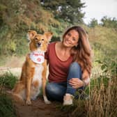 Lisette and dog Beautie (photo: DoggyLottery)