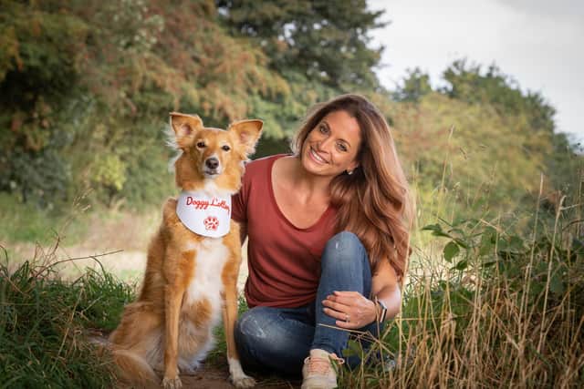 Lisette and dog Beautie (photo: DoggyLottery)