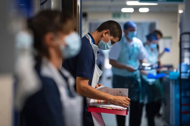 More than 300 staff at the Mid Yorkshire Hospitals Trust are currently absent due to Covid