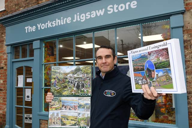 Joe Rushton, 44, from The Yorkshire Jigsaw Store in Easingwold