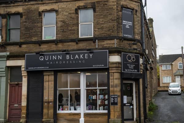 Quinn Blakey Hairdressing, Oakenshaw (photo: SWNS)