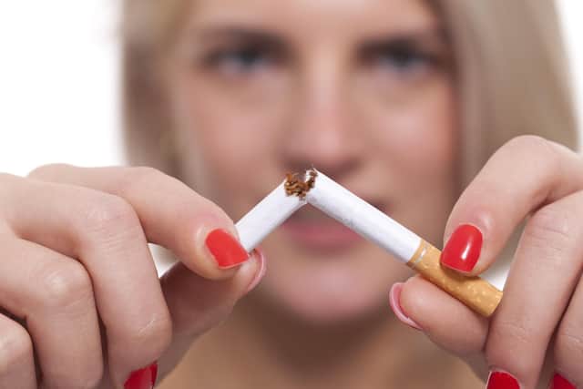 Stop smoking campaign.