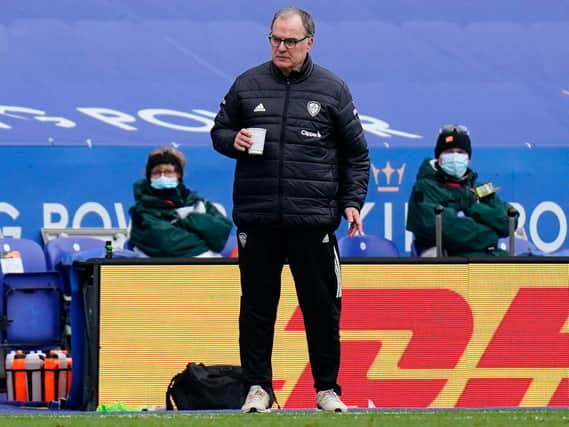 BIG WIN - Marcelo Bielsa valued the importance of Leeds United's 3-1 win over Leicester City but felt his side played better against Aston Villa. Pic: Getty