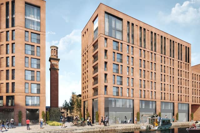 An artist's impression of the Tower Works scheme.