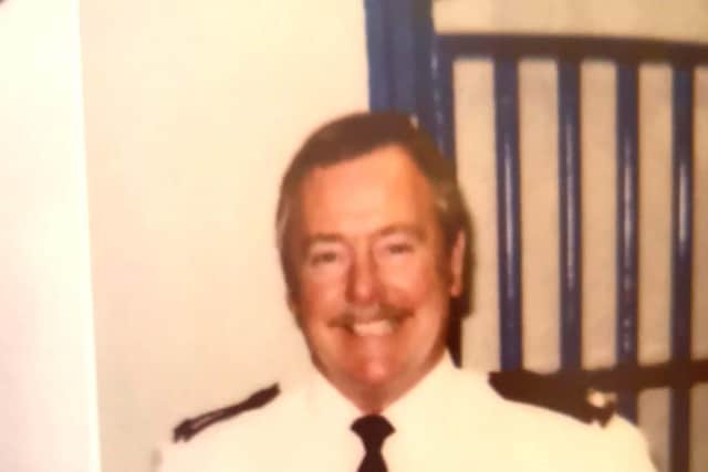 Bill Annable pictued when he was a West Yorkshire police officer
